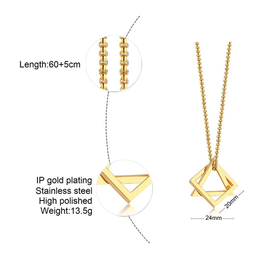 Vicky Geometric Necklace