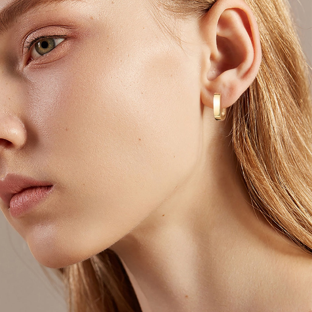 Fiona Square Hoop Earring