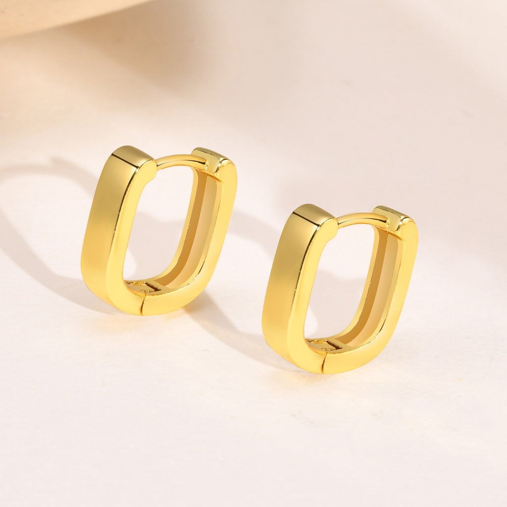 Fiona Square Hoop Earring