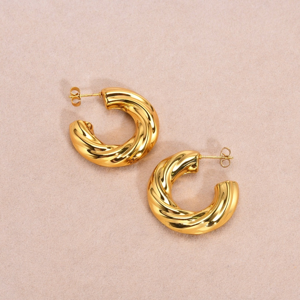 Paris C Stud Earring