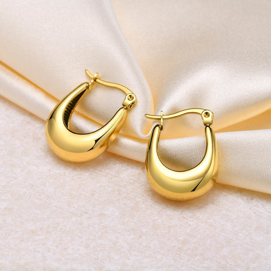 Bondi U Hoop Earring