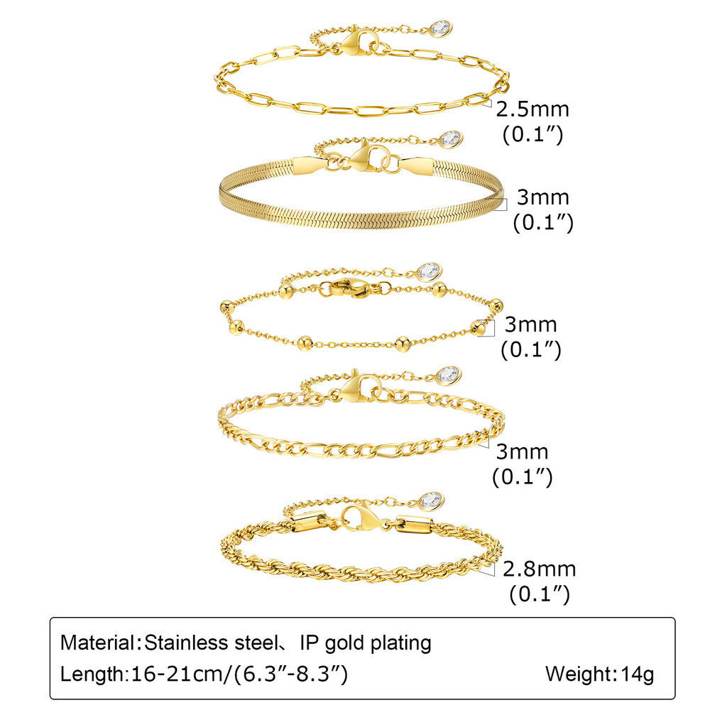 Monaco Five Set Bracelet